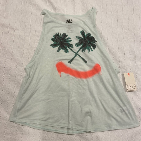 BillaBong tank top. Skylight color. Size Small - Picture 1 of 9